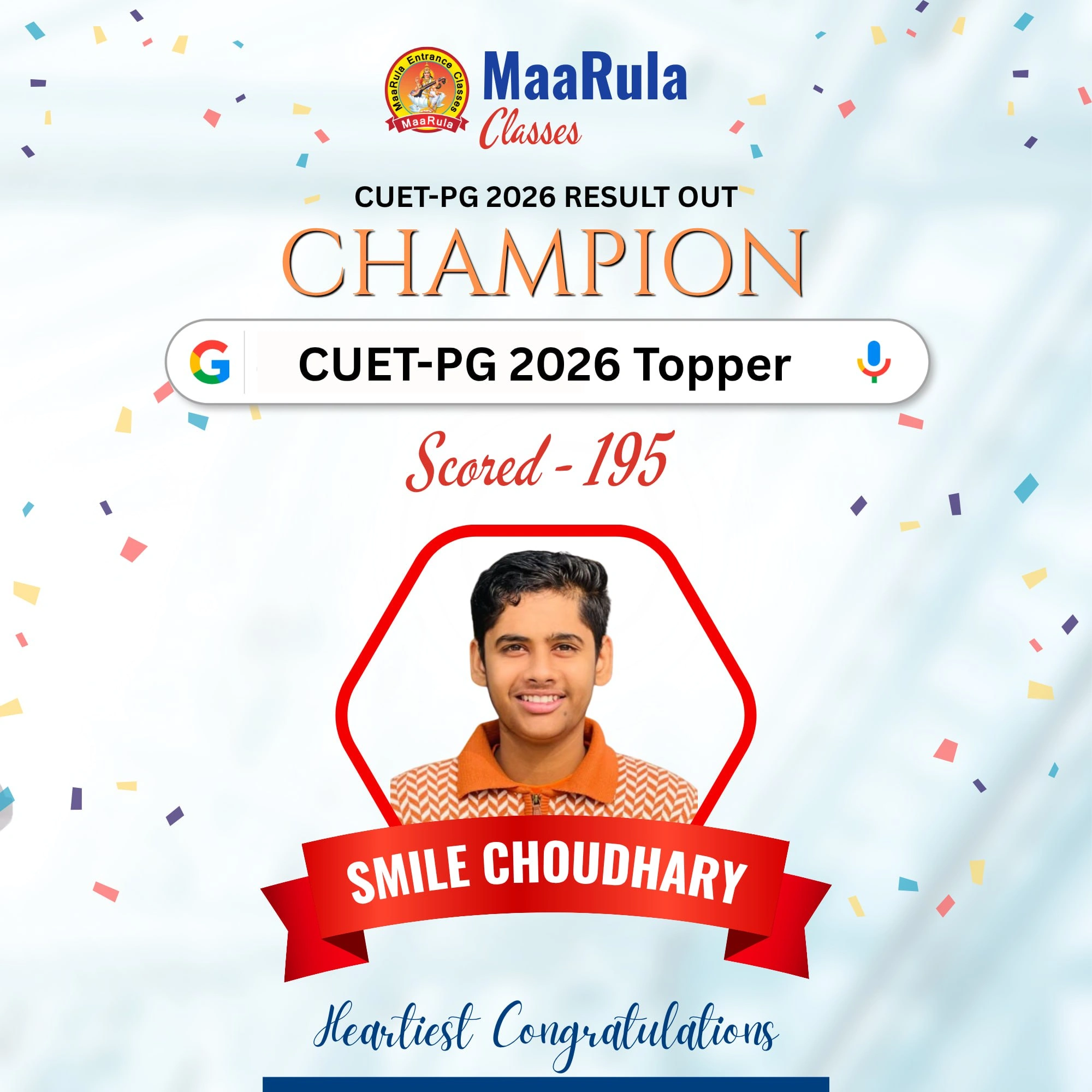 Cuet Pg Topper 18
